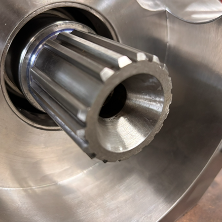 Reconstruction de pompe à chocolat